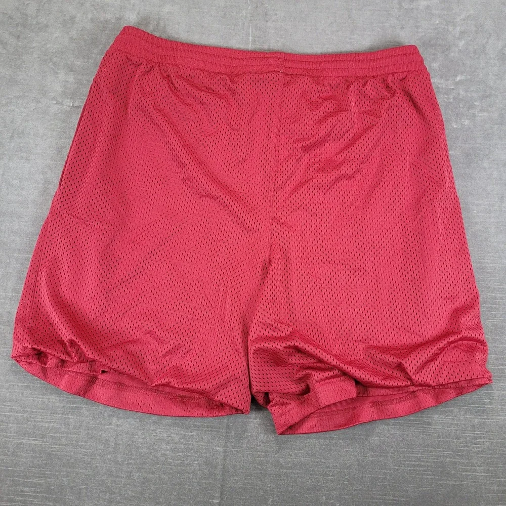 NCAA South Carolina‎ Gamecocks Mens Large Red Mesh Athletic Shorts Y2K